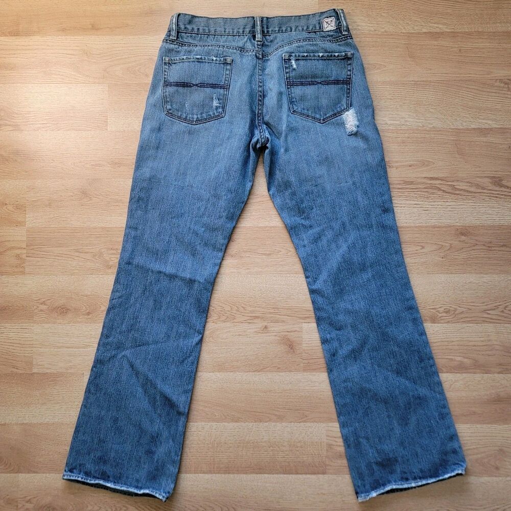 Vintage X2 Denim Laboratory Jeans Women’s Size 6 Flare Leg Distressed - Picture 2 of 9